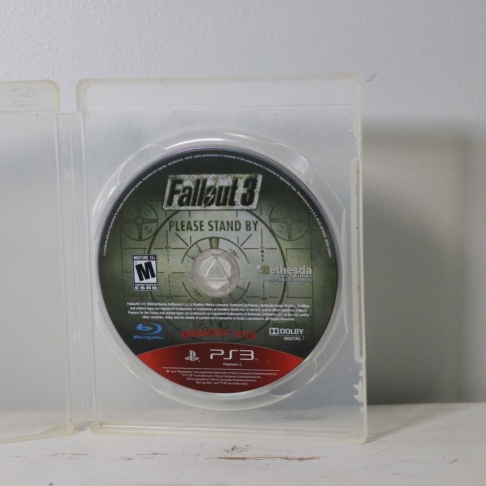 Fallout 3 Game of the Year Greatest Hits (Sony PlayStation 3 PS3) Tested​​